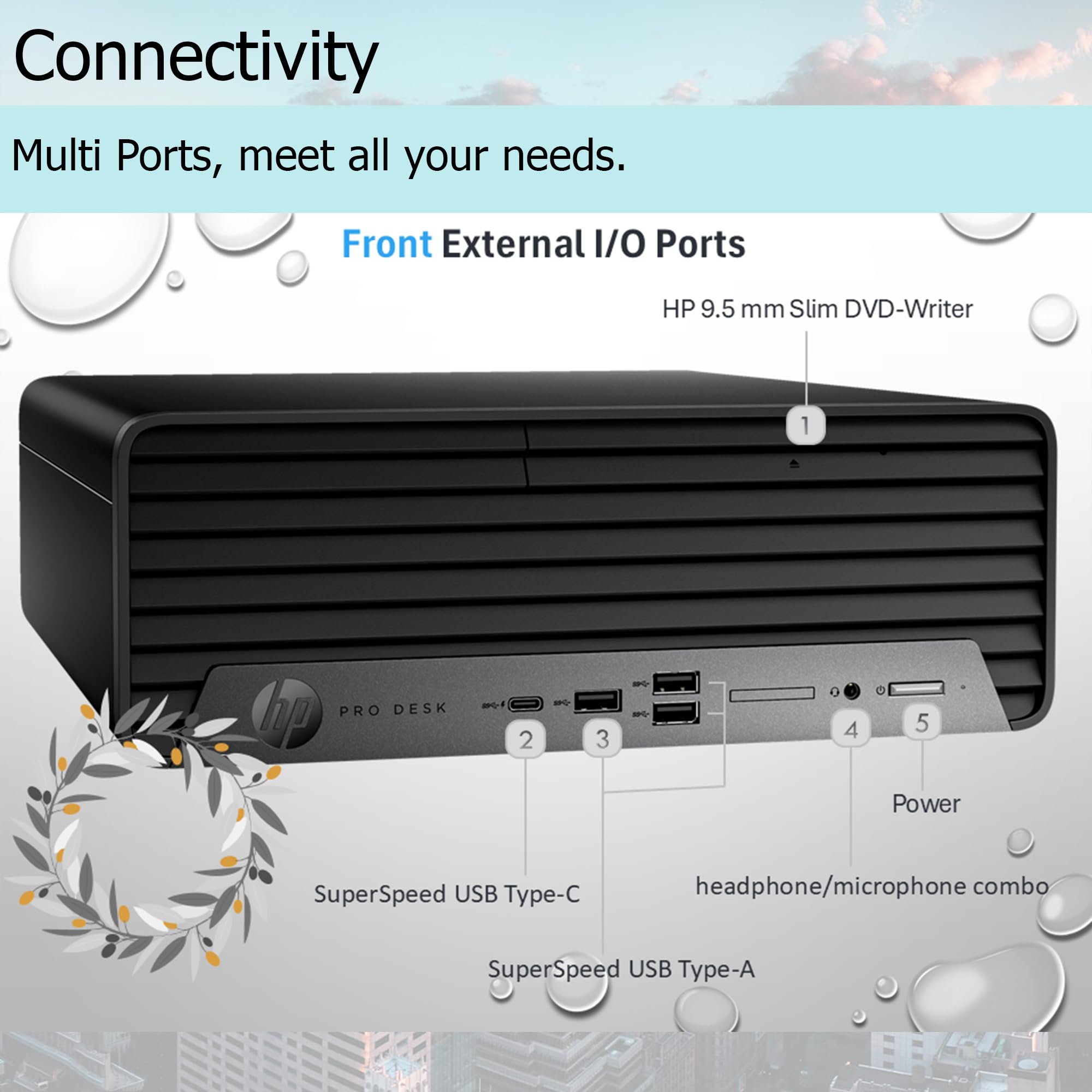 Amazon.com: HP ProDesk Small SFF Desktop, 4K Support, Intel Core